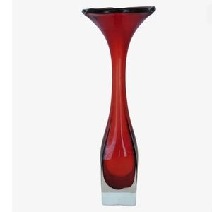 Vintage Murano Sommerso Style Art Glass.. Unique  Valentine Gift.